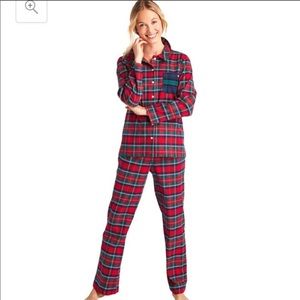 Vineyard Vines women’s flannel plaid pajamas set
